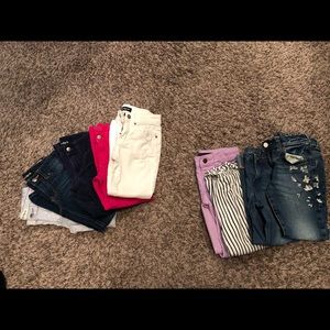Lot of 9 jeans size 5T